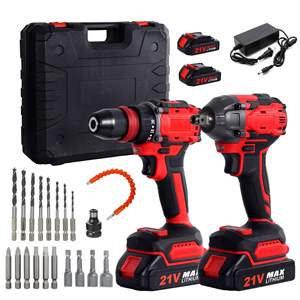 ชุดสว่านไฟฟ้า 21V กำลังสูง พร้อมประแจไขควงอเนกประสงค์ แรงบิด 200 นิวตันเมตร หัวจับแบบไม่ใช้กุญแจ ใช้พลังงานจากแบตเตอรี่ ชุดเครื่องมือ DIY - Product Image 2