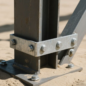 ช่องริมฝีปากทำจากเหล็กชุบสังกะสีพร้อมบริการเชื่อมและตัดเจาะชิ้นส่วนโครงสร้างเหล็กชุบสังกะสี Z - Product Image 5