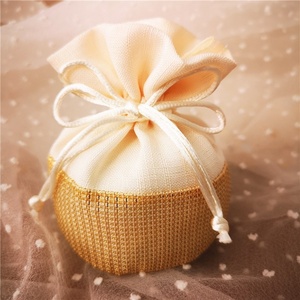 Party Wedding Organza Candy Bags Flower Wedding Favor Gift Bags Flowers Packaging Wrapping <strong>Present</strong> Bags - Product Image 2