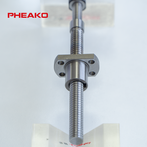 Pheako Concurrerende Prijs Lange Levensduur Zero Backlash Kogelomloopspindel Precisie C7 Gedraaide Staaf CNC Draaibank Machine Kernmoer Loodschroef - Product Image 6