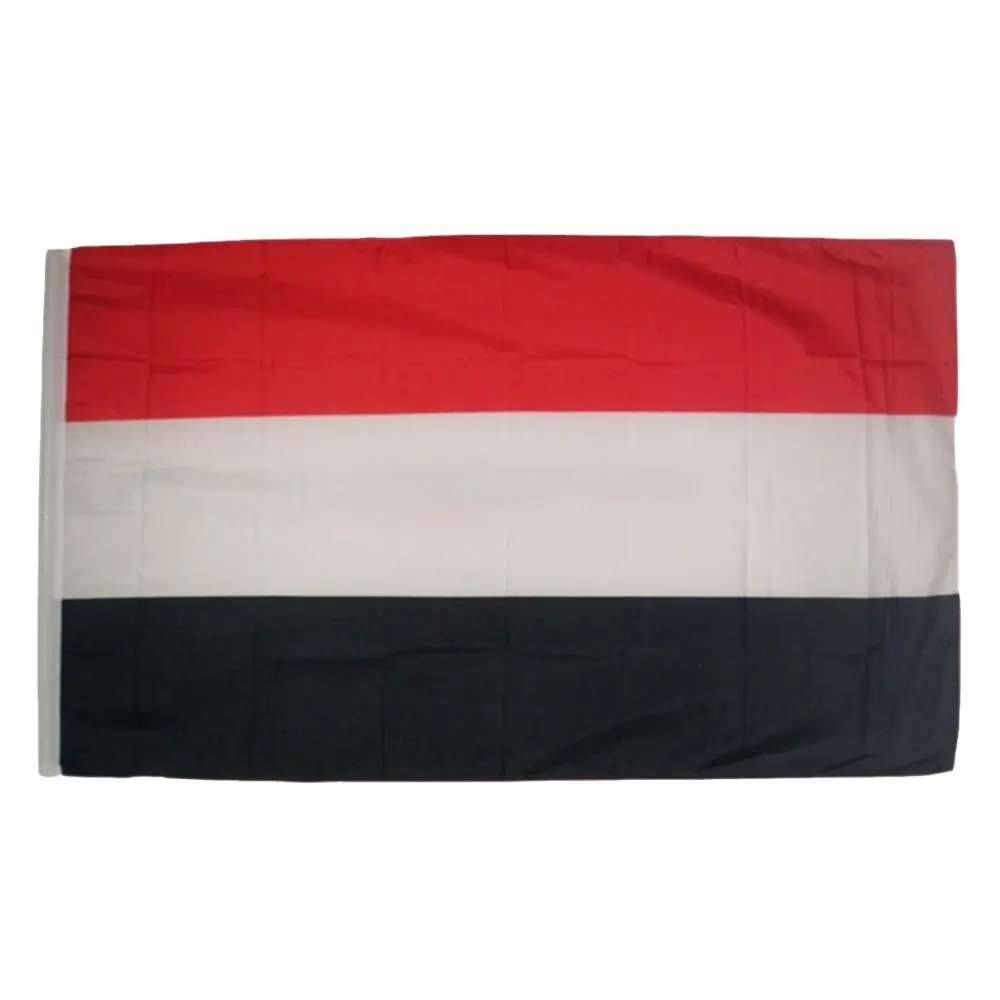 Huiyi-Fabrik Großhandel jemenitische Flagge individuell aus China 90 × 150 cm