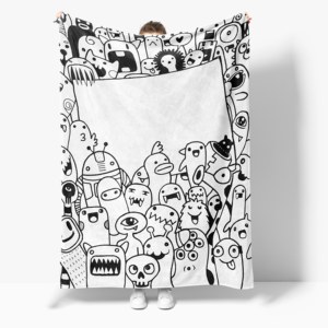 Couverture à colorier soi-même - C'est un cadeau créatif et personnalisé pour la famille et les amis, idéal pour une décoration chaleureuse de la maison - Product Image 2