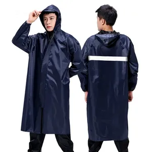 RTS YDM en çok satan yüksek kalite oxford su geçirmez açık işçiler için yağmurluk çalışma kıyafetleri yansıtıcı yağmurluk panço