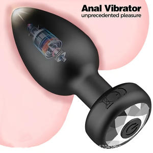 Vibrator <span class=keywords><strong>Anal</strong></span> manik <span class=keywords><strong>Anal</strong></span> Plug Vibrator g-spot Dildo <span class=keywords><strong>Anal</strong></span> Butt Plug pemijat prostat mainan seks untuk pria - Product Image 5