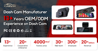 Kamera Dasbor Tiga Lensa Y200-3L-CC Depan 4K Dalam Kabin Belakang 1080P Dengan Layar IPS 3,2 Inci, Dukungan ADAS, Dan Kontrol Aplikasi WiFi