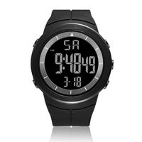 Jam Tangan Digital OHSEN 1805 Top 10 Merek Tahan Air 5ATM Tali Silikon Angka Besar Jam Tangan Olahraga untuk Pria