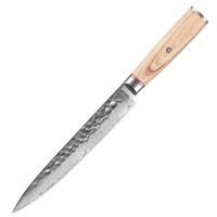Japans 67-laags Damascus staal Santoku koksmes VG10 kern vlees groente fruit snijmes set