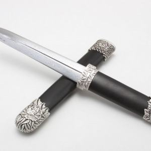 Couteau tactique de survie Fan Lihua Sword, lame droite à pointe clip, manche en noyer G10, acier inoxydable de haute qualité, étui, DIY, OEM - Product Image 4