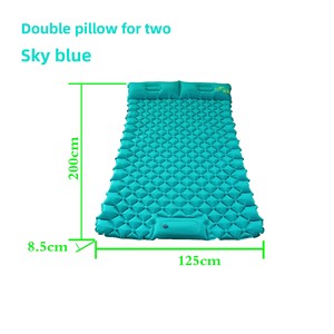 Colchón Inflable Doble para Camping con Bomba Integrada, Colchoneta Impermeable de TPU, Cama de Aire Portátil y Ligera para Excursionismo - Product Image 4
