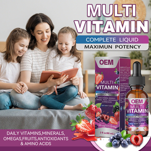 DUOZI Gouttes multivitaminées certifiées biologiques pour enfants, vitamines liquides OEM pour nourrissons et tout-petits, saveur naturelle sans sucre - Product Image 4