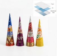 Échantillon Gratuit - Rouleau de Papier Kraft Composite Stratifié Enduit d'Aluminium Imperméable à Motif Personnalisé pour Emballage de Glace
