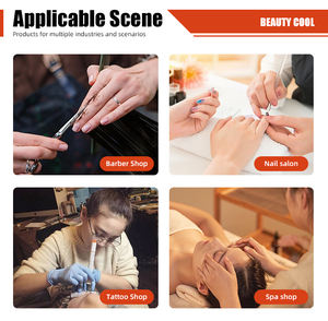 Chariot de salon portable avec plateau en aluminium et trépied pour services mobiles de coiffure, tatouage et dentisterie - Product Image 5