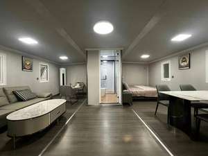 Maison conteneur extensible mobile deux en un avec 2 à 3 chambres pour usage domestique - Product Image 6