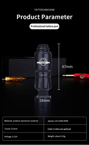Machine à tatouer rotative filaire professionnelle Rocket 3,5 mm avec écran numérique, 12 V, 10 000 tr/min, pour artiste tatoueur - Product Image 2