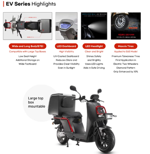 Scooter électrique haute performance - Nouveau modèle EV-E7S comme complément populaire pour la mobilité urbaine compacte - Product Image 5
