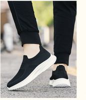 Chaussures de sport pour hommes, baskets décontractées en maille respirante, anti-odeur, légères, faciles à enfiler, polyvalentes, baskets de créateur pour hommes
