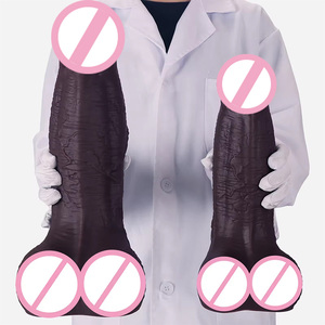 Monster Großer Weicher Silikon-<span class=keywords><strong>Dildo</strong></span> Wasserdichtes Erwachsenen-Sexspielzeug Realistischer <span class=keywords><strong>Dildo</strong></span> für Frauen-Männer Homosexualität - Product Image 3