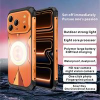 Teléfono Móvil Resistente al Agua para Exteriores, Pantalla de 6.8'', 7600mAh, Carga Rápida de 33W, 6GB + 128GB, Android 14, NFC, Cámara Nocturna