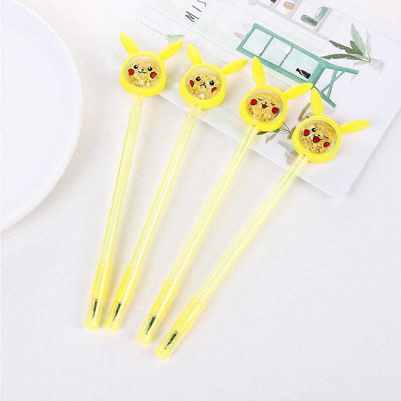 ปากกาเจลเลื่อม Pikachu