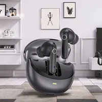 Écouteurs sans fil portables de haute qualité, écouteurs intra-auriculaires avec indicateur de batterie LED, étanches, ENC
