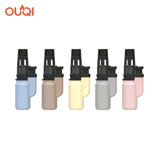 Wholesale Luxury Candle Electric Lighter Custom Design Single Jet Flame Lighter for Cigar