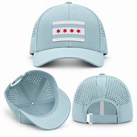 Casquette OEM ODM personnalisée en gros, découpée au laser, 6 panneaux, camouflage orange, performance, visière incurvée, respirante, avec patch en caoutchouc et fermeture strapback