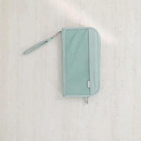 Sac Organisateur de Documents de Voyage avec Fermeture Éclair, Pochette de Rangement pour Passeport, Cartes et Billets, Résistant à l'Eau, Sangle de Poignet, Logo Personnalisé OEM