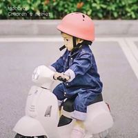 Casque de sécurité pour enfants avec logo personnalisé, sangle réglable, matériau PC+EPS, style sportif, ajustement confortable