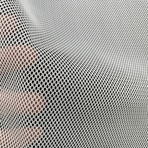 140g Silicone Ống Clip Warp dệt kim 75D sợi đếm lục giác lưới vải cho vest & quần áo lỗ nhỏ có thể được mở - Product Image 1