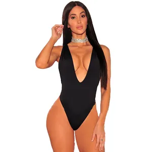 2024 famoso marchio Sexy maturo Monokini da donna tuffi V Tankinis africano costumi da bagno interi costumi da bagno