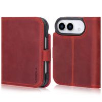 Étui de téléphone en cuir véritable sur mesure pour DUO - Étui à rabat de style portefeuille avec plusieurs emplacements pour cartes - Fabricant de luxe