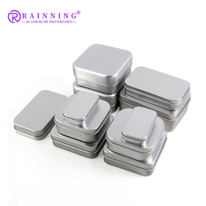 Phong Cách Mới Tùy Chỉnh In Mỏng Có Thể Bao Bì Hình Chữ Nhật Kim Loại Hộp Thiếc Quà Tặng Đóng Gói Trà Kẹo Jar Vuông Nhôm Lon Thiếc - Product Image 2