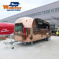 Webetter Mobile Restaurant Imbisswagen Foodtruck Trailer Churros Taco Hot Dog Remorque Food Truck avec équipement de cuisine complet