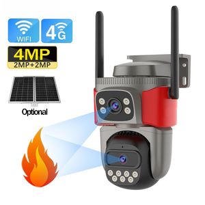 Détecteur <span class=keywords><strong>de</strong></span> fumée intelligent, caméra <span class=keywords><strong>de</strong></span> sécurité, système d'alarme IA, sirène intégrée, lumière, réseau 4G SIM <span class=keywords><strong>WiFi</strong></span>, caméra PTZ CCTV, cloud CMOS - Product Image 3