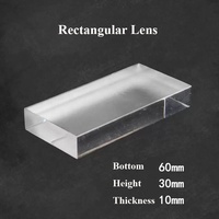 Lentilles optiques : lentilles cylindriques, lentilles semi-circulaires, lentilles triangulaires, lentilles rectangulaires, lentilles convexe-concaves pour le collège