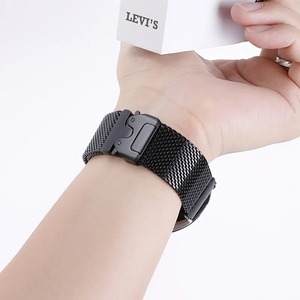 BEEFLYPOWER <span class=keywords><strong>Correa</strong></span> de Reloj de Acero Inoxidable Milanesa de 22 mm con Hebilla de Paracaídas, para Huawei <span class=keywords><strong>Watch</strong></span> GT5 46mm GT4 - Product Image 5