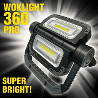 Lampe de travail directionnelle double LED COB pliante portable étanche 360 PRO