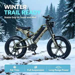 Vélo électrique tout-terrain adulte personnalisable avec batterie au lithium EU, pour la ville et la montagne, haute vitesse. - Product Image 3