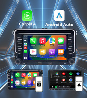 Carupz Stereo mobil Android 7 inci, Stereo mobil Universal untuk Passat CC | 8Core DSP & GPS | Gaya OEM dua port USB pengisian daya Cepat