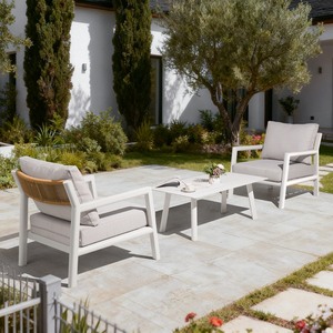 Ensemble <span class=keywords><strong>de</strong></span> meubles <span class=keywords><strong>de</strong></span> jardin imperméables d'extérieur, coussins doux à séchage rapide, alliage d'aluminium léger haute résistance, pour <span class=keywords><strong>balcon</strong></span>, terrasse, parc - Product Image 4