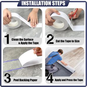 Carpet <strong>Tape</strong> Double Sided Adhesive Rug <strong>Gripper</strong> Double Sided Rug <strong>Tape</strong> for Area Rugs Over Carpet for Hardwood Floors - Product Image 3