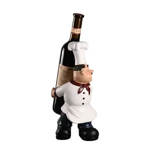1pc Simple Modern Creative Resin Craft Gift, Cute Chef Holding