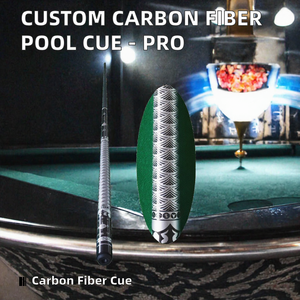Maßgefertigter Carbon-Fiber Billardqueue 2-teilig Leichtgewichtiger Snookerqueue für Billardtische - Product Image 2