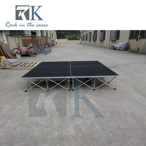 Plateforme de scène événementielle avec podium, scène portable en aluminium, système de scène modulaire pour concert - Product Image 6