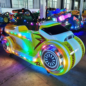2026 Hot Sale Park Stall Children's Business Double <b>24V</b> <b>Battery</b> Plastic Indoor/Outdoor Bumper Cars Amusement Equipment - Product Image 3