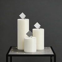 Colonnes pliables en papier, présentoirs cylindriques pour la maison, la boutique, l'exposition, la décoration, les tables de desserts, vente en gros