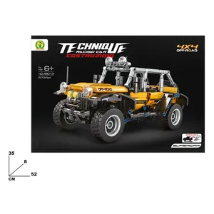 Technique Racing Car Construction 573 Pcs 4x4 Off Road Building <b>Blocks</b> Set - Product Image 1