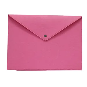 A5 size self adhesive 24 pockets expanding felt file folder outdoor document holder with great price