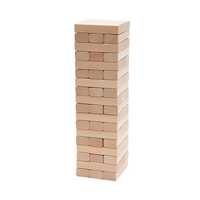 Ensemble de blocs de construction en bois en gros d'usine, jeu de tour à bascule personnalisé, jouet éducatif pour enfants, ensemble de tour à bascule