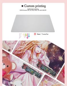 RGB加热定制OEM游戏鼠标垫-卡牌游戏垫防滑橡胶现货 - Product Image 6
